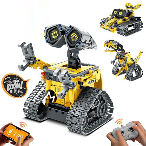 3-In-1 Building Block Remote Control Smart Programming Toy Robot