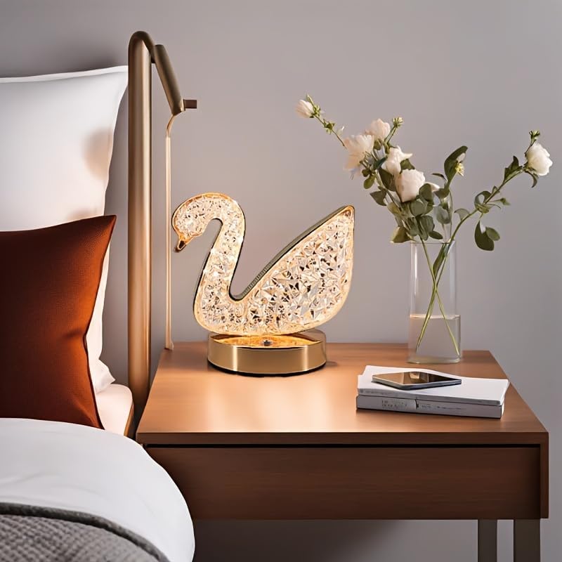 Cordless Crystal Touch Table Lamp