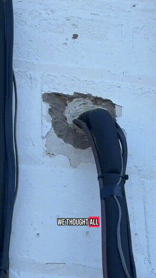 🔥 HVAC Wall Penetration & Line-Set Cover Kit – Retrofit Finish Solution