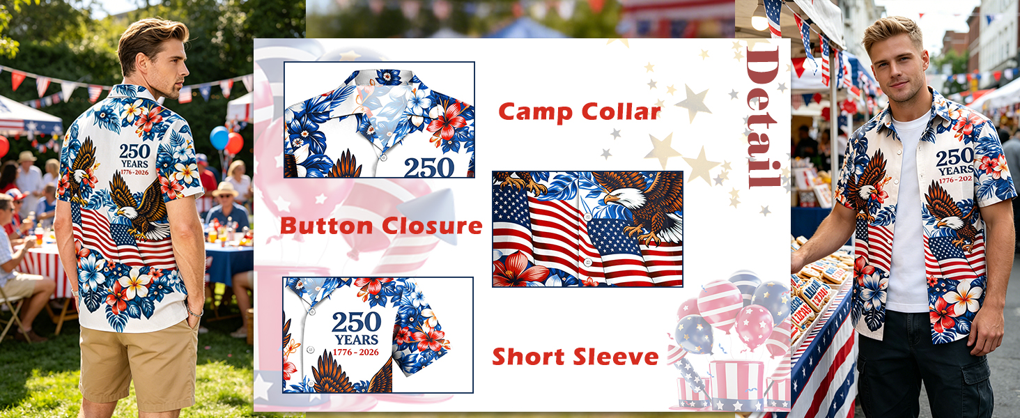 250 years shirts for men