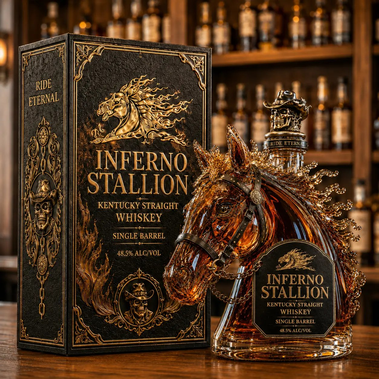 Inferno Stallion Single Barrel Whiskey Collector’s Edition
