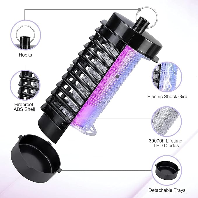 3000V High Powered Mosquito Fruit Fly Zappers Killer