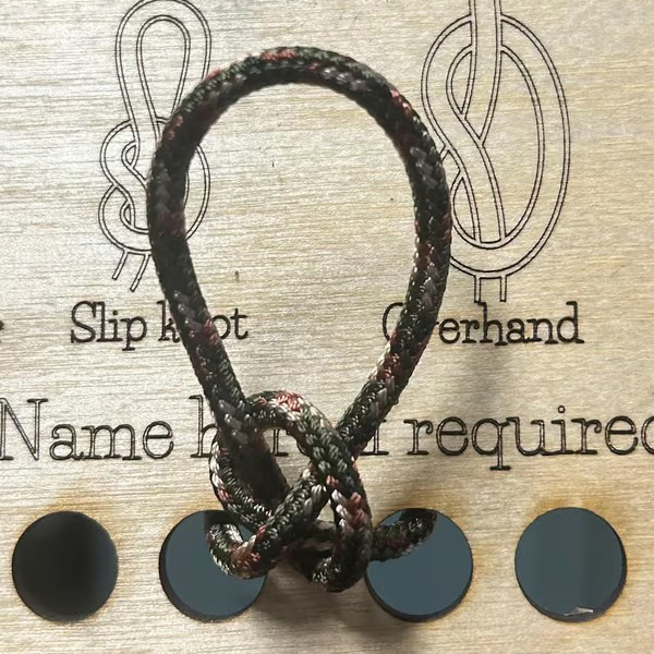 Knot Master Pro Board – Learn 16 Survival Knots with Eco-Friendly Wood Kit