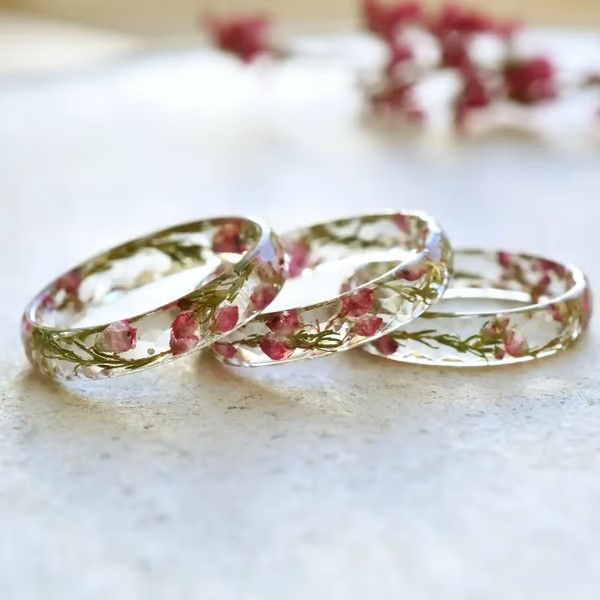 🌸2025 Spring New Sale - Handmade Floral Ring