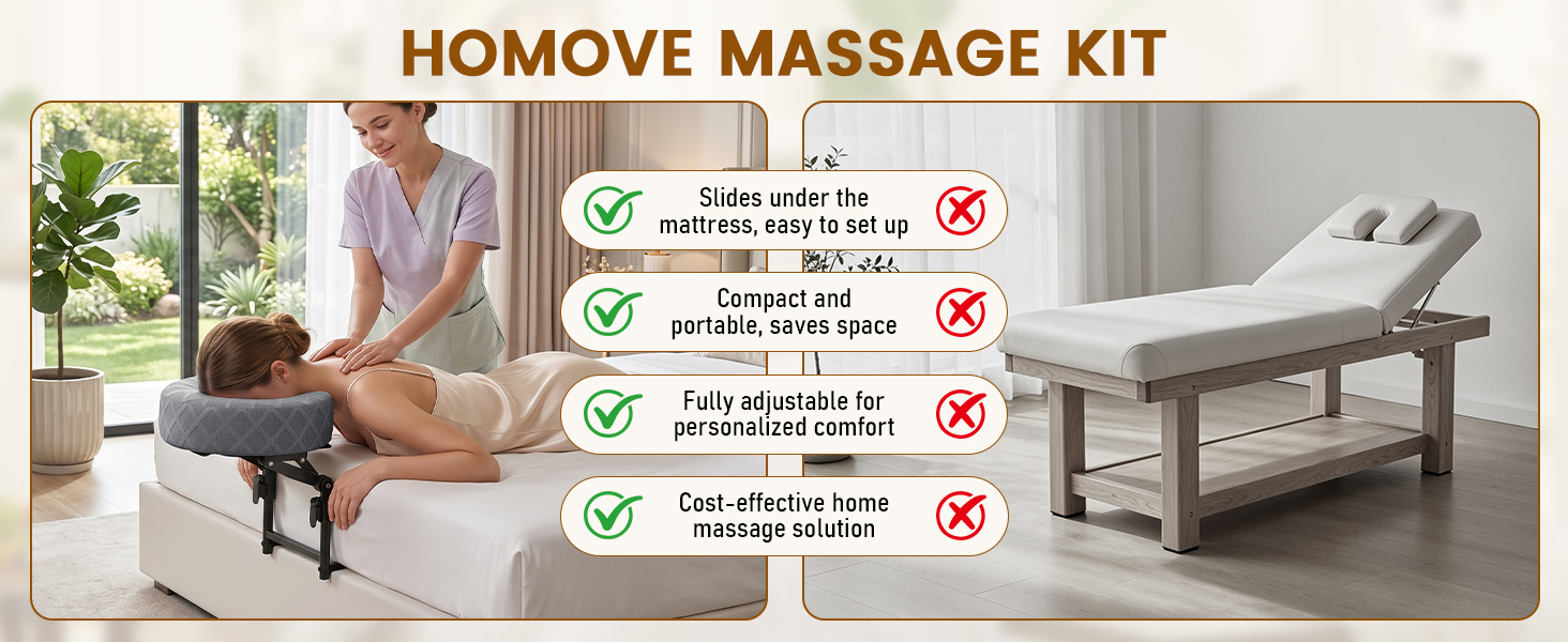 massage head rest for bed