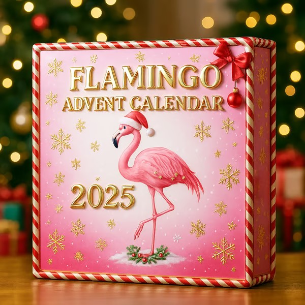 Limited edition 2025 Flamingo Advent Calendar