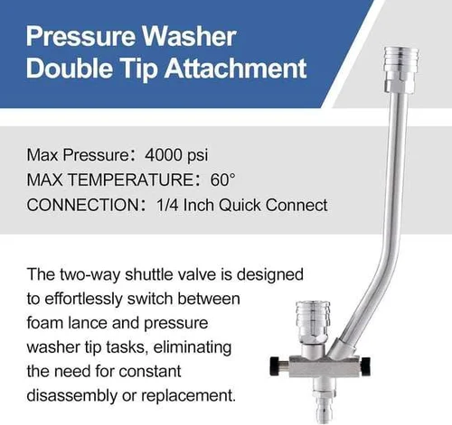 🔥Hot Sale-49% OFF-🧼Foam Cannon Dual Connector Accessory