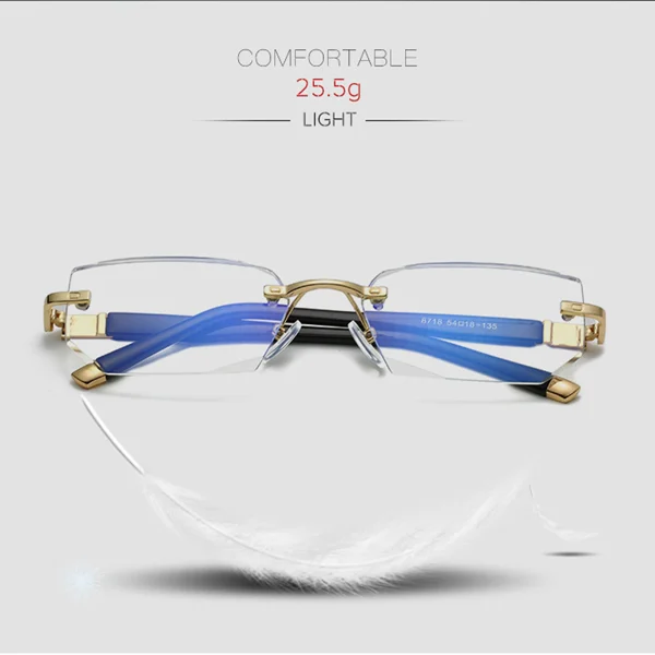New Sapphire high hardness anti-blue progressive Far And Near Dual-Use Reading Glasses