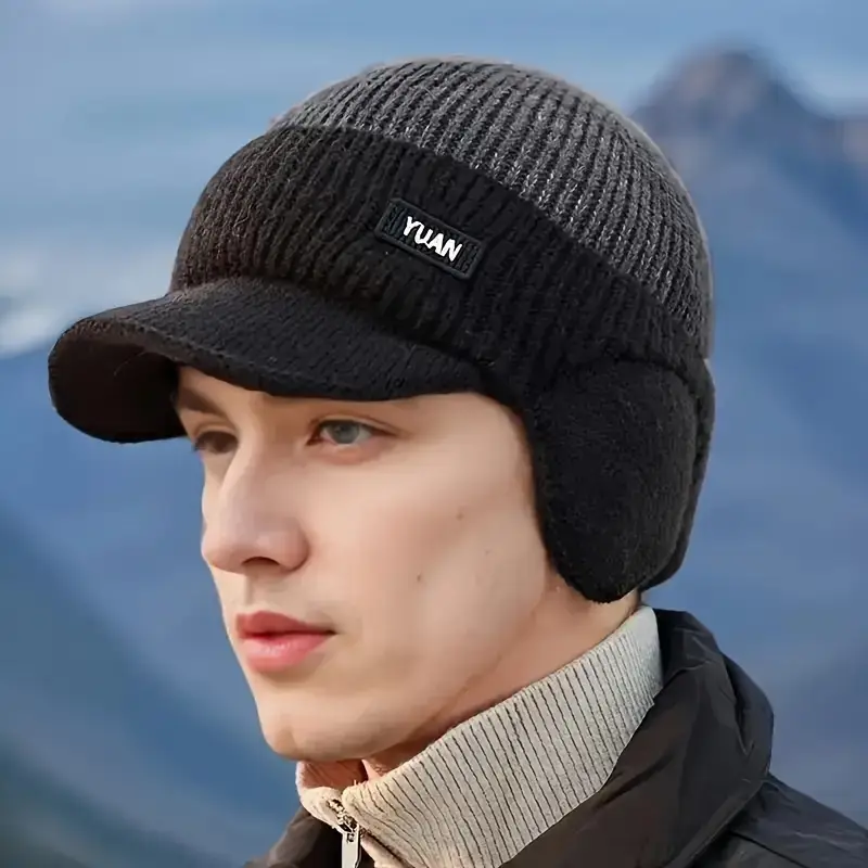☃️Elastic Warm Ear Protection Knitted Hat