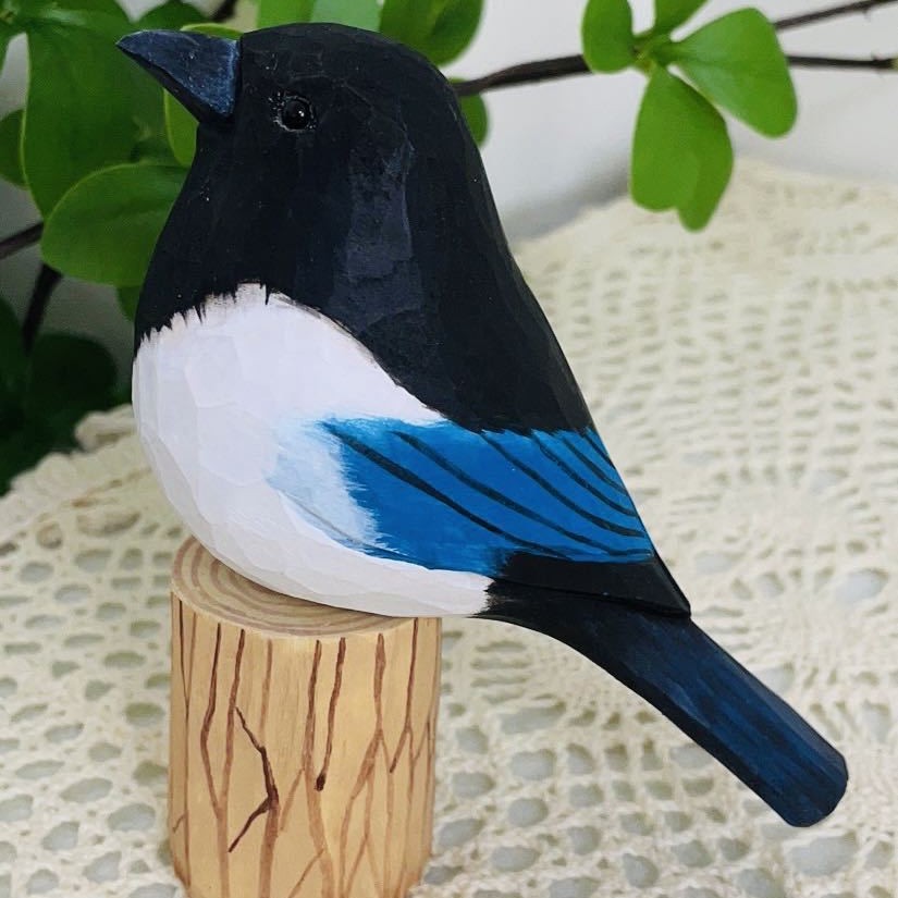 Handcrafted Bird + Stand