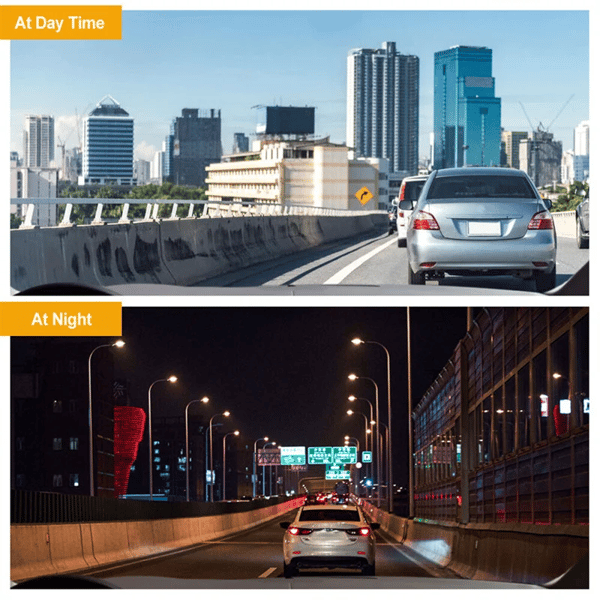 3-Channel 1080p Car Driving Recorder (Three Cameras)