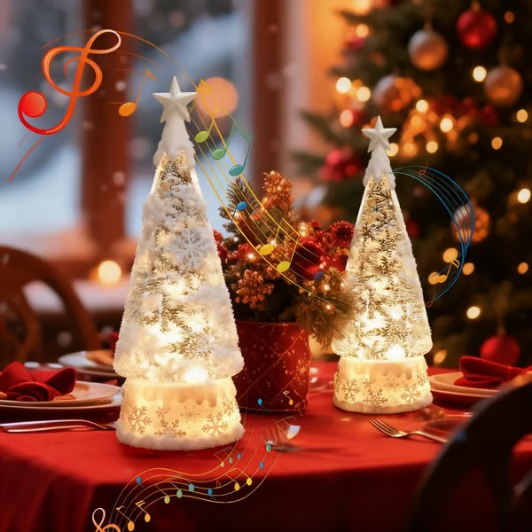 🔥Christmas Snowflake Light-Up Tree Ornament