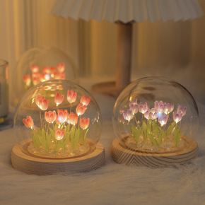 Tulips Night Light Cute Flower Lamp