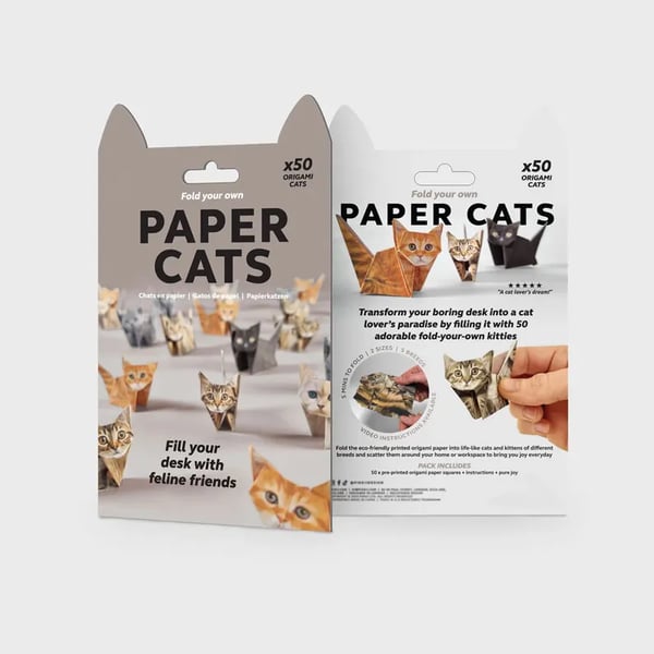 🔥LAST DAY 50% OFF - DIY Paper Cats✨Beginner-Friendly (Include Step-by-Step Guide)