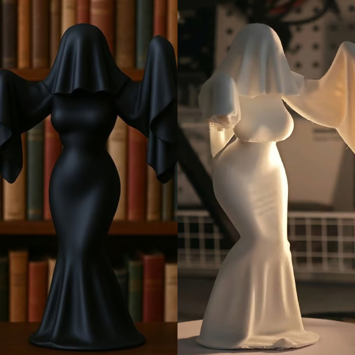 🔥Last Day 50% OFF🖤The Veiled Lady- Gothic Ghost Bride Figurine