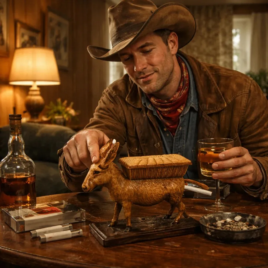 🔥Father's Day Special Offer - Vintage donkey cigarette dispenser