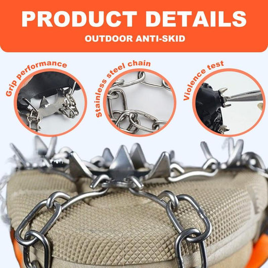 Outdoor Snow Anti-slip Eight-Tooth Ice Cleats