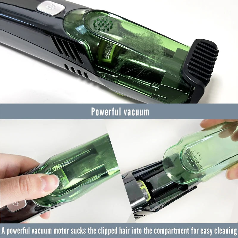Vacuum Beard Trimmer for Men