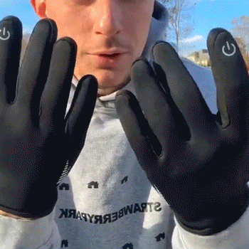 Non-slip warm gloves