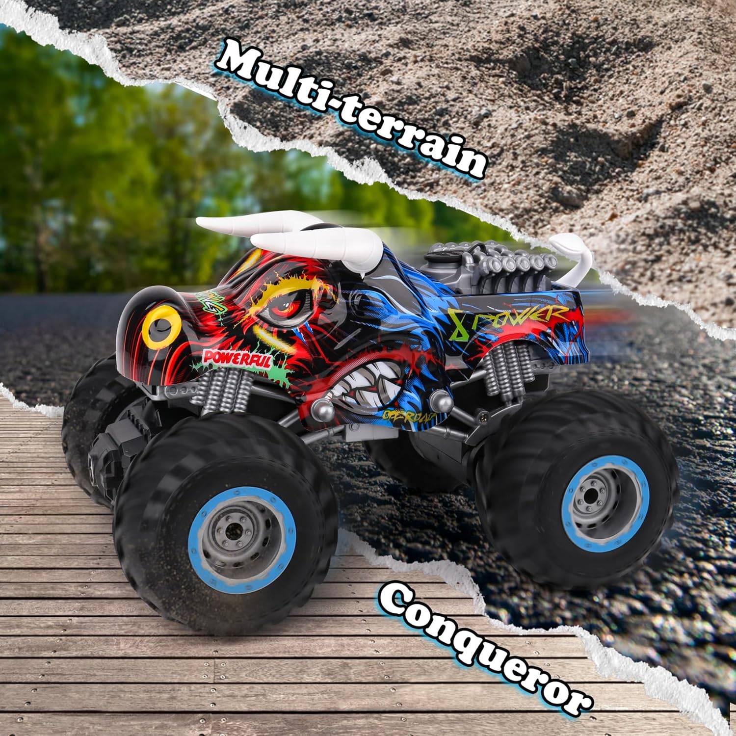 High speed cross-country Remote Control Monster Trucks