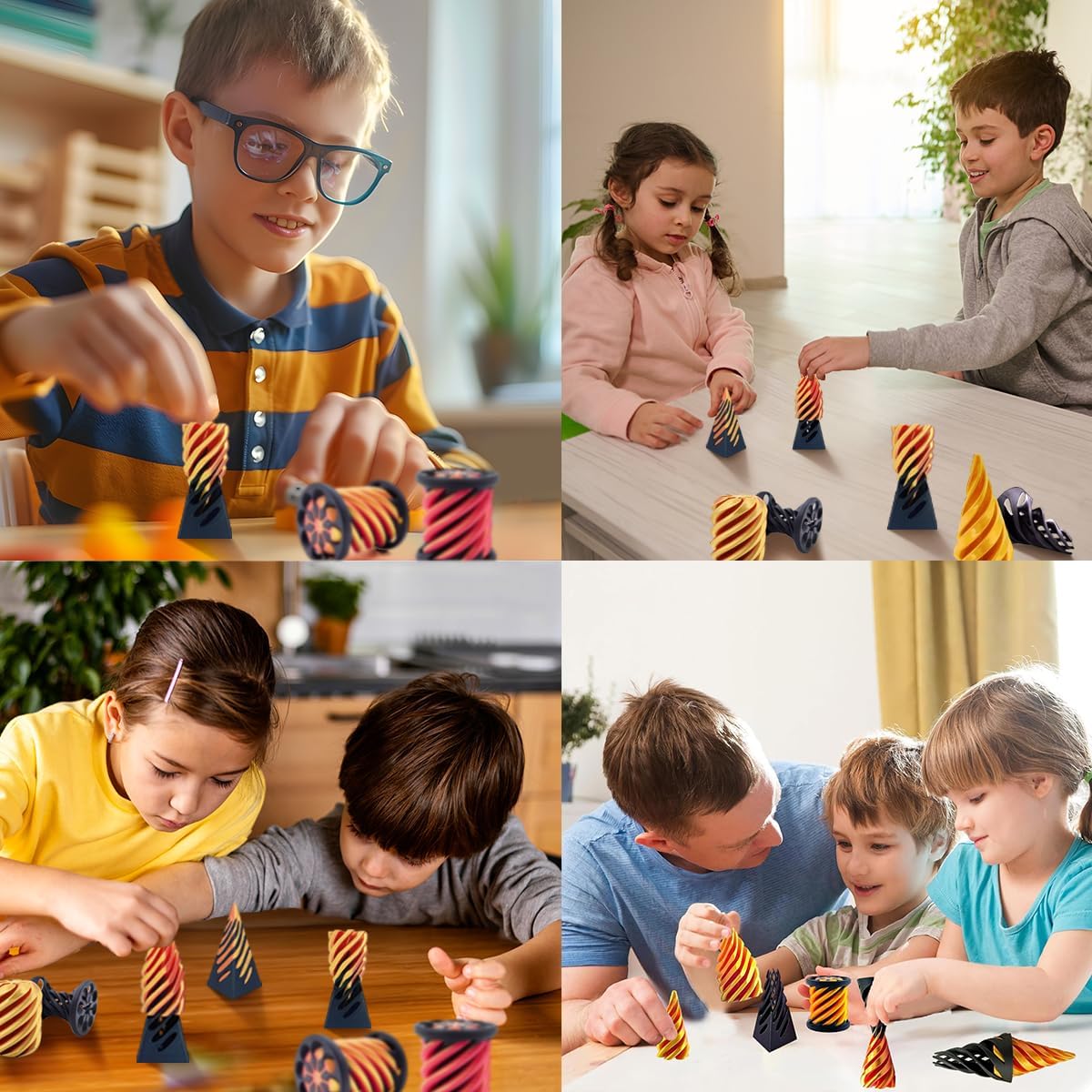 🔥3D Printed Spiral Cone Fidget Toy