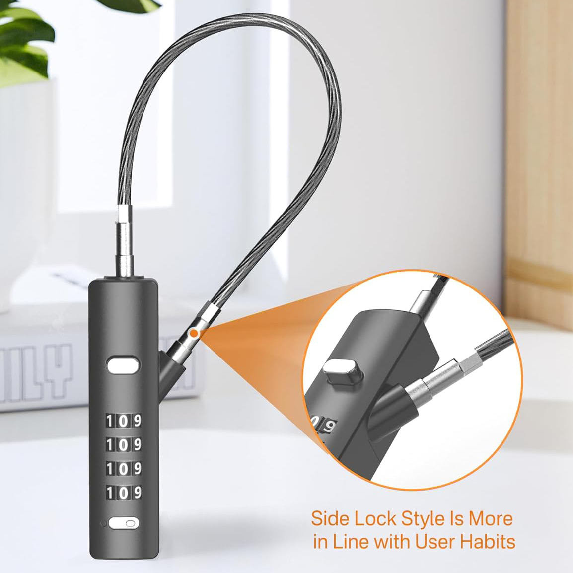 Snowboard Lock，Cable Locks With Combination