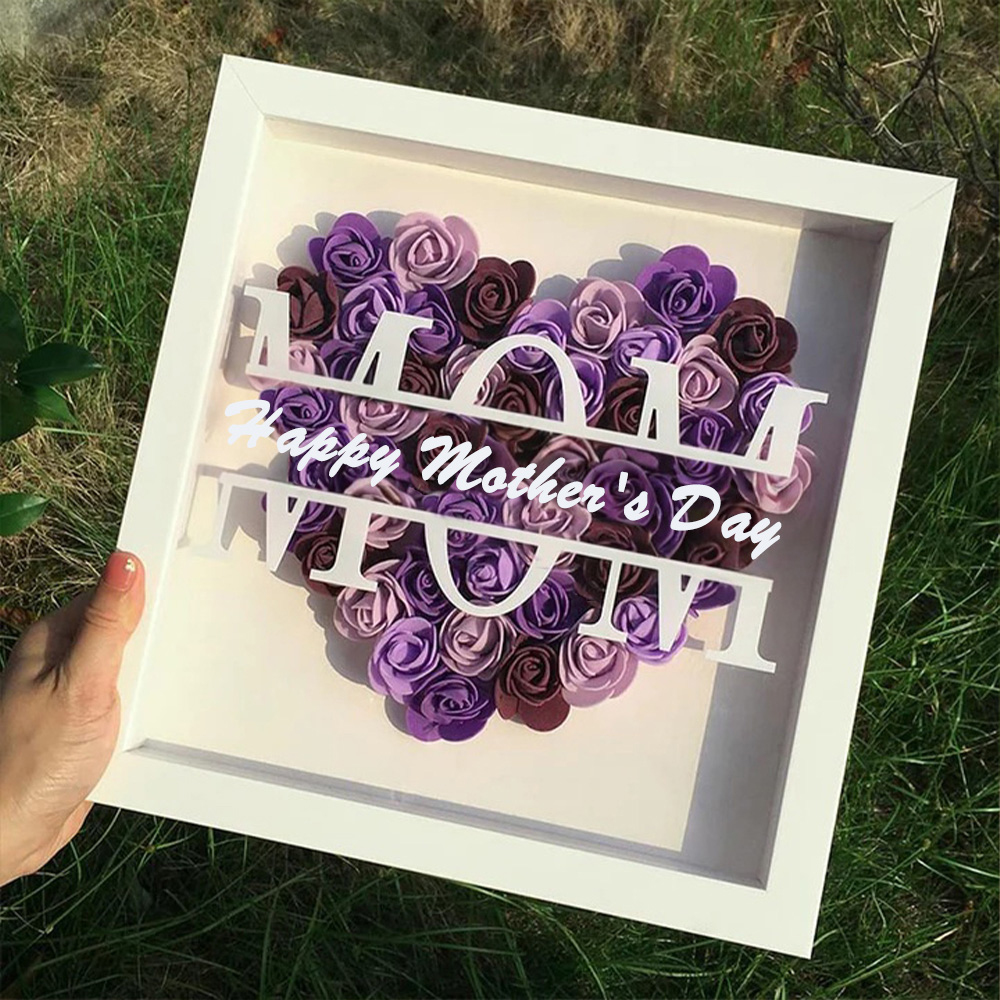 Mom Flower Shadow Box