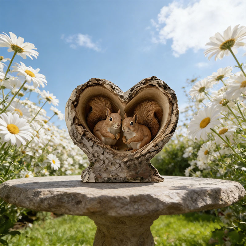 🐿️💖 Squirrel Couple Acrylic Plaque – Heartfelt Gift for Couples 💖🐿️