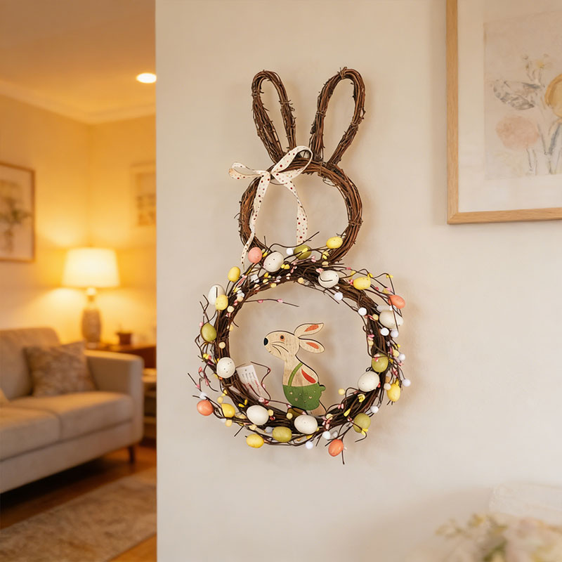 🐣🌸 Easter Wreath – Spring Front Door & Home Decor 🎀✨