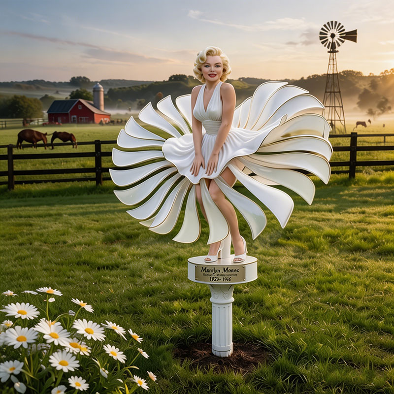 👑 Marilyn Monroe 100th Anniversary Garden Statue – Timeless Icon ✨