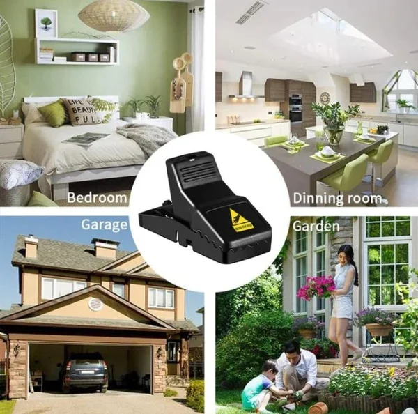 Highly Sensitive Reusable Mouse Trap（4 Pcs/box）