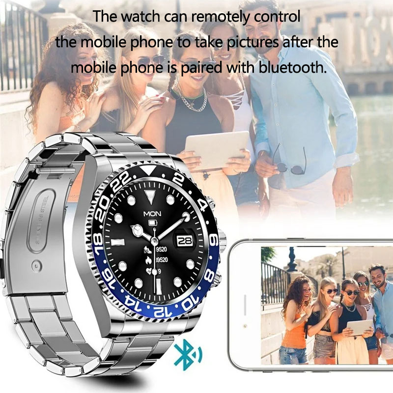 Multifunctional Bluetooth Talk Men's Casual Smart Watch