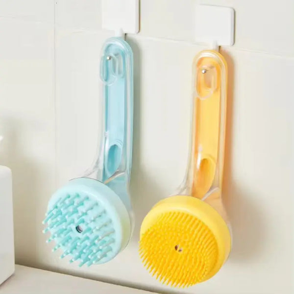 Pet Bath Brush Pet Scrub Flow