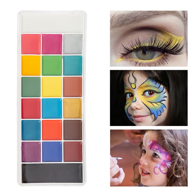👻2024 Face Body Paint Oil Palette,🎃Halloween,Performance,Cosplay