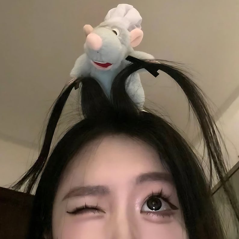 🔥Promotion 49% OFF💥 - Chef Ratatouille Hairband Plush🐭