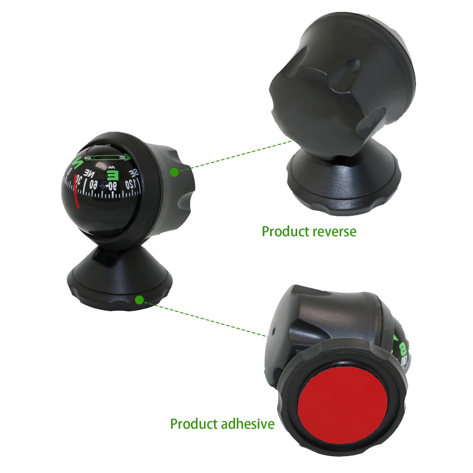 Mini Automotive Compass Ball