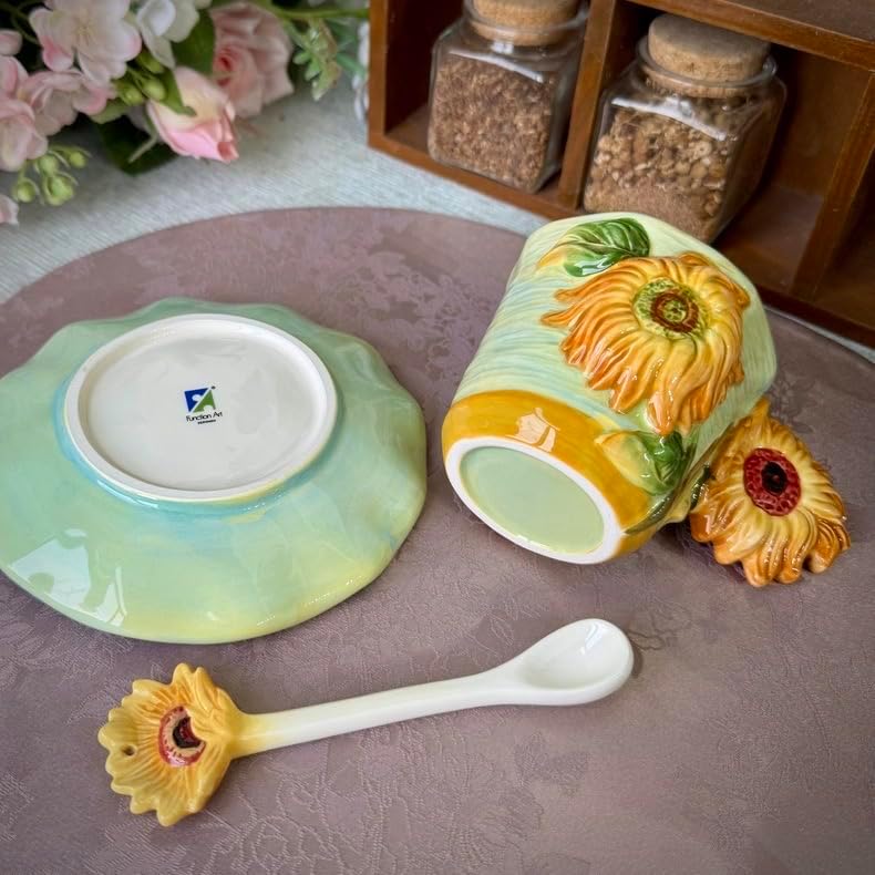 3D Handmade and Hand-painted Ceramic Coffee Mug