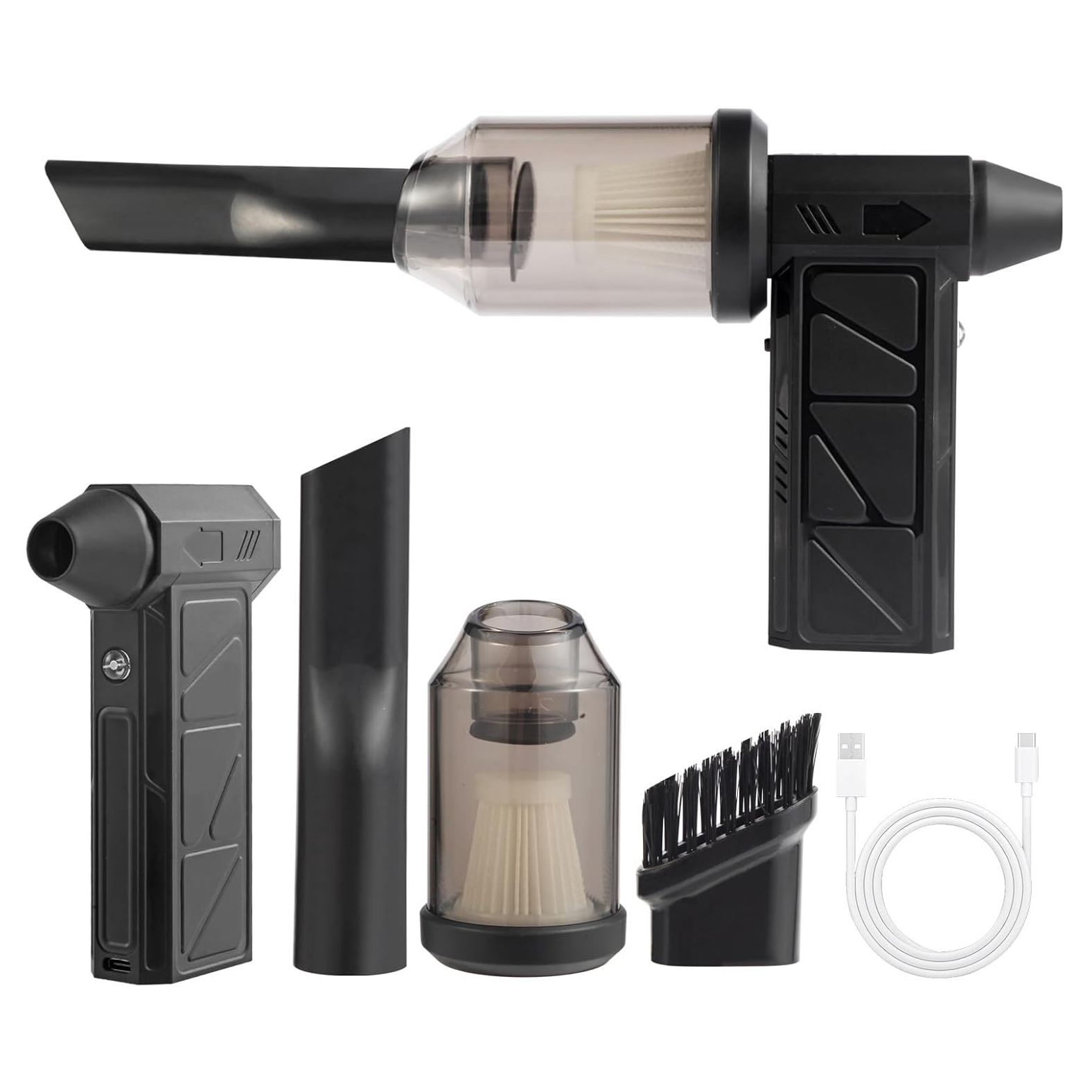 Duster with Blow & Suction Dual Function Handheld Fan