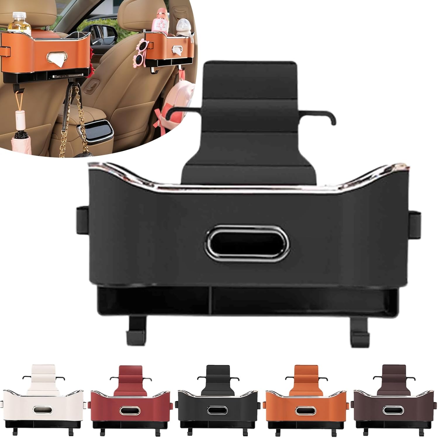 Multifunctional Car Seat Back Storage Box