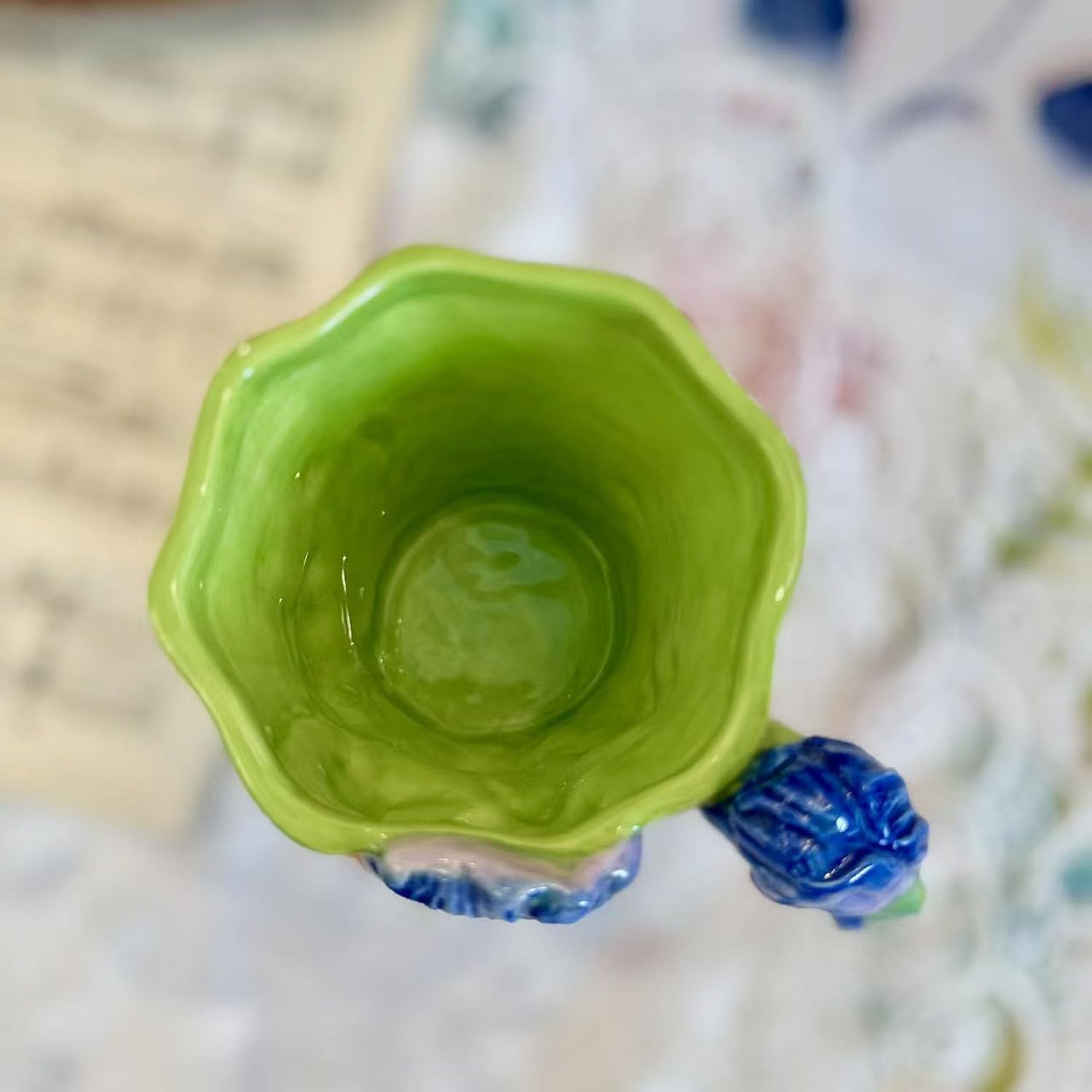 13oz 3D Handmade and Hand-painted Ceramic Coffee Mug