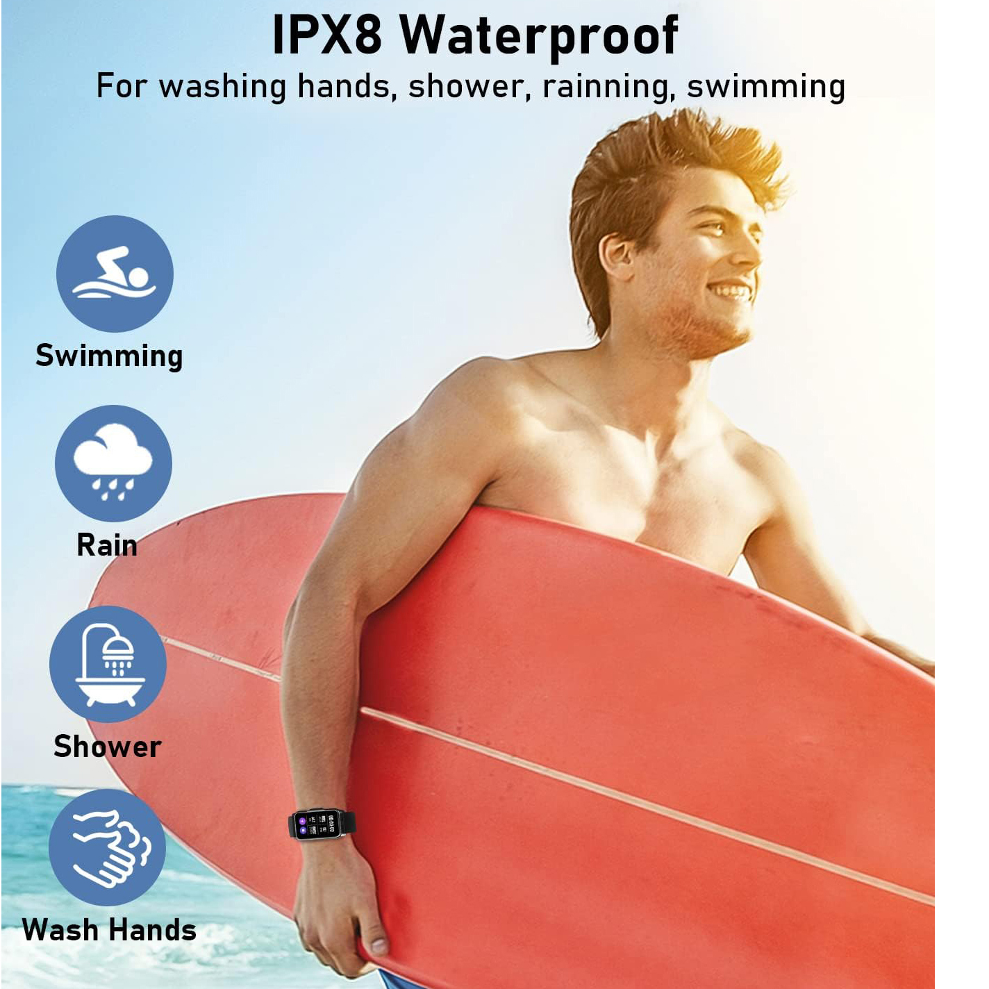 Smart Watch Health Fitness Tracker 