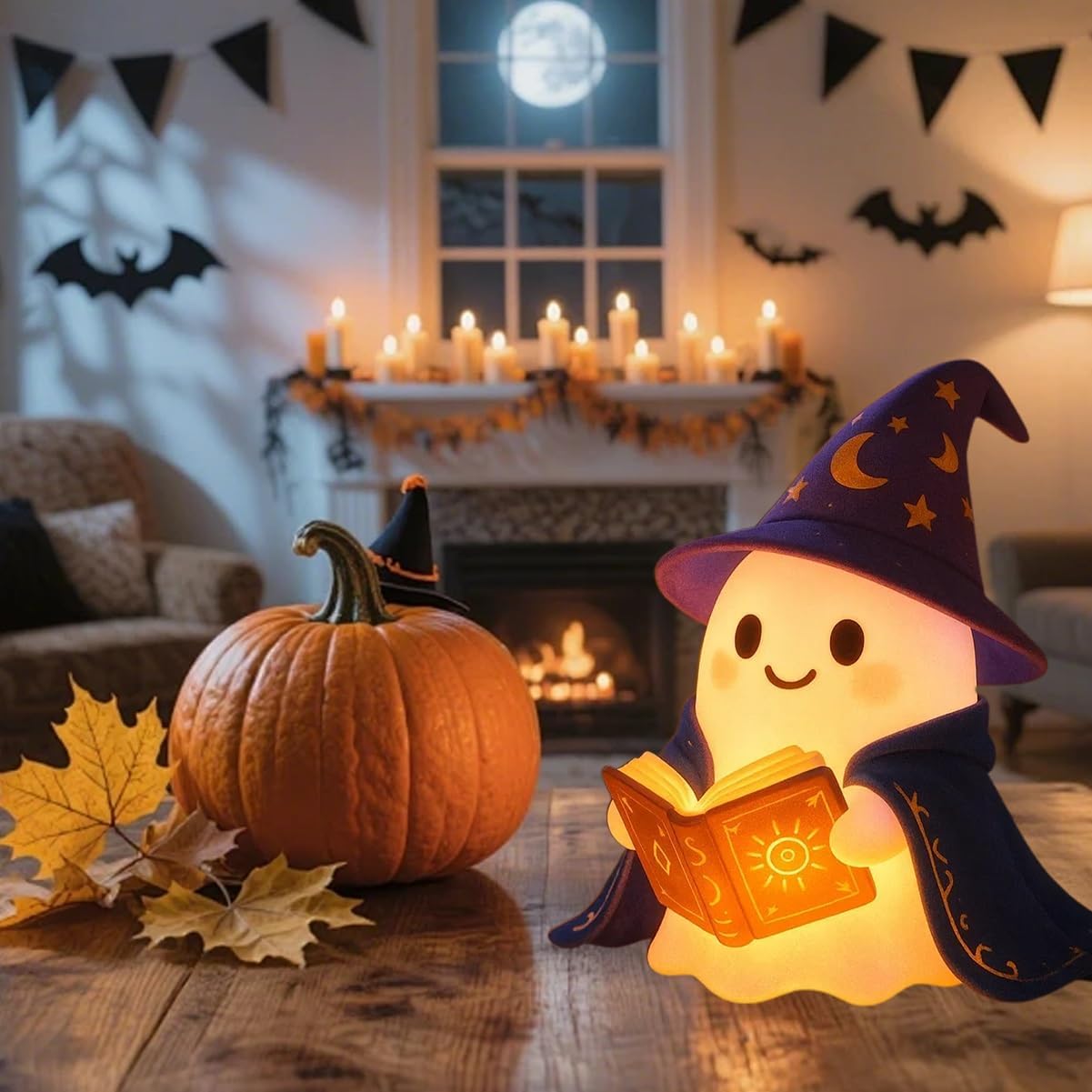 👻Magic Ghost Wizard Night Reading Lamp
