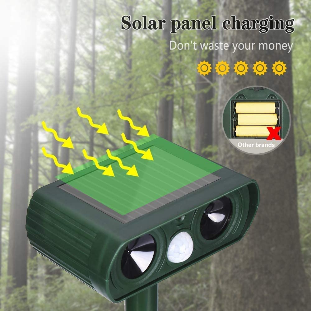 Solar Ultrasonic Mouse Repeller