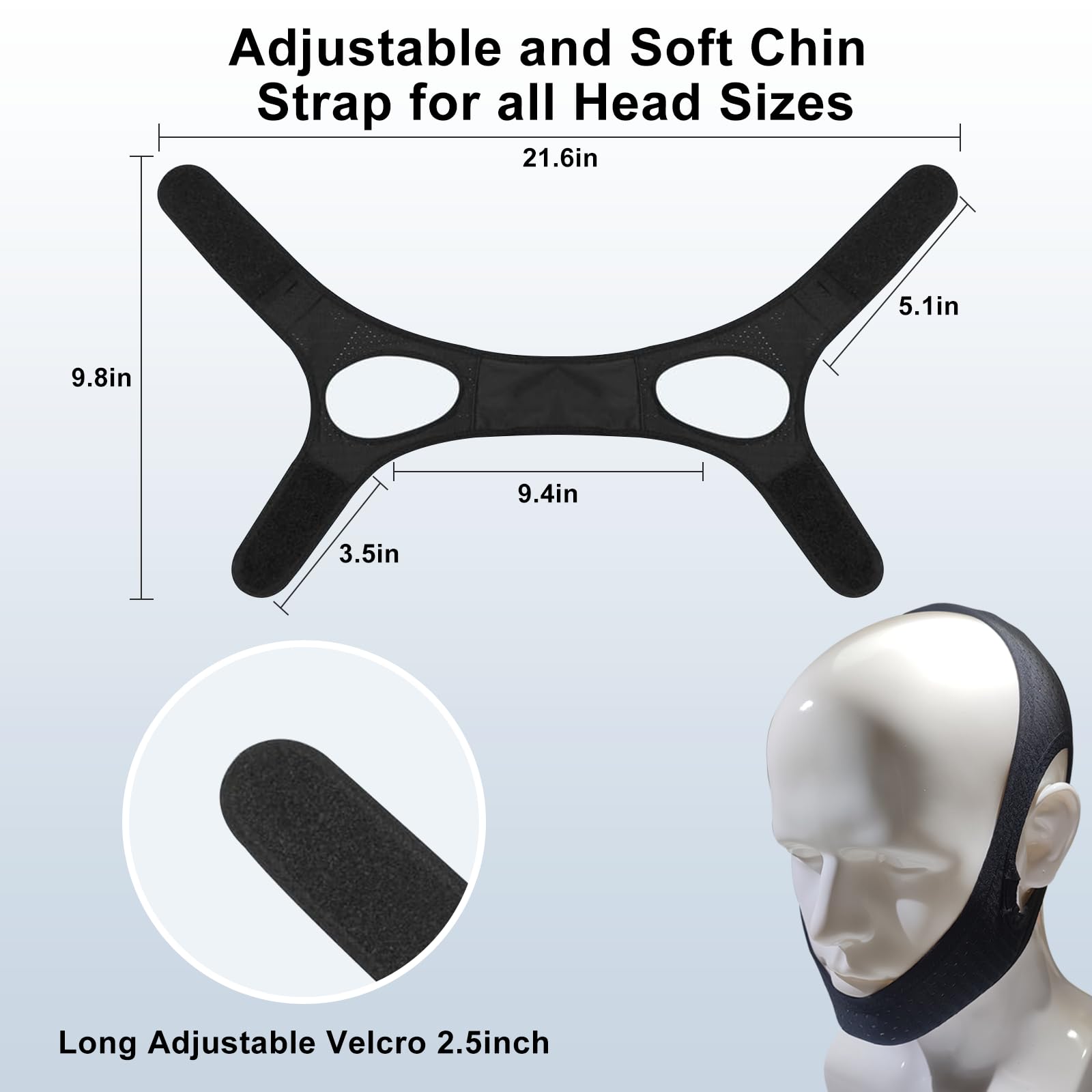 Welnax™ Snoring Relief Chin Strap