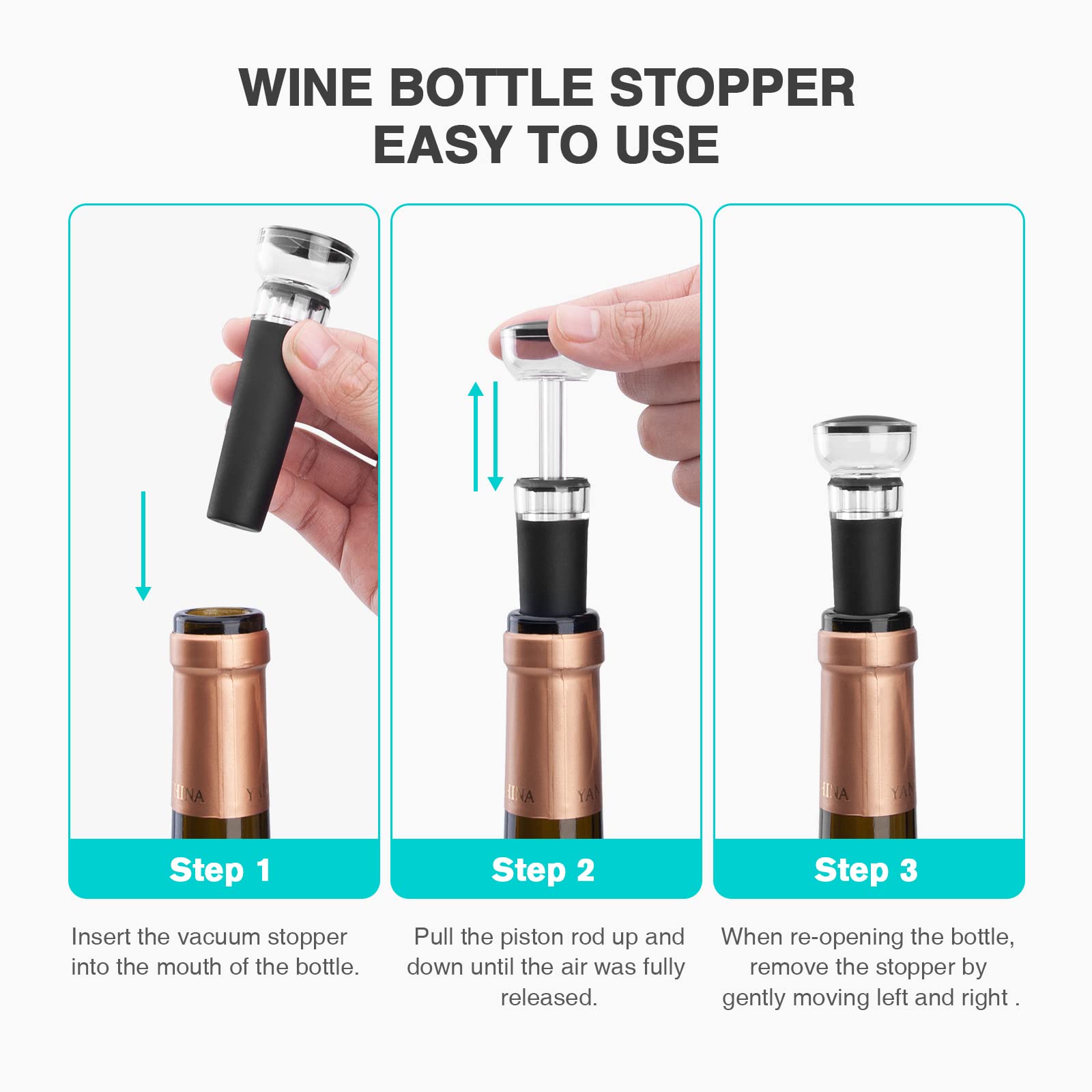 Electric Bottle Opener Set for Home Gift Party