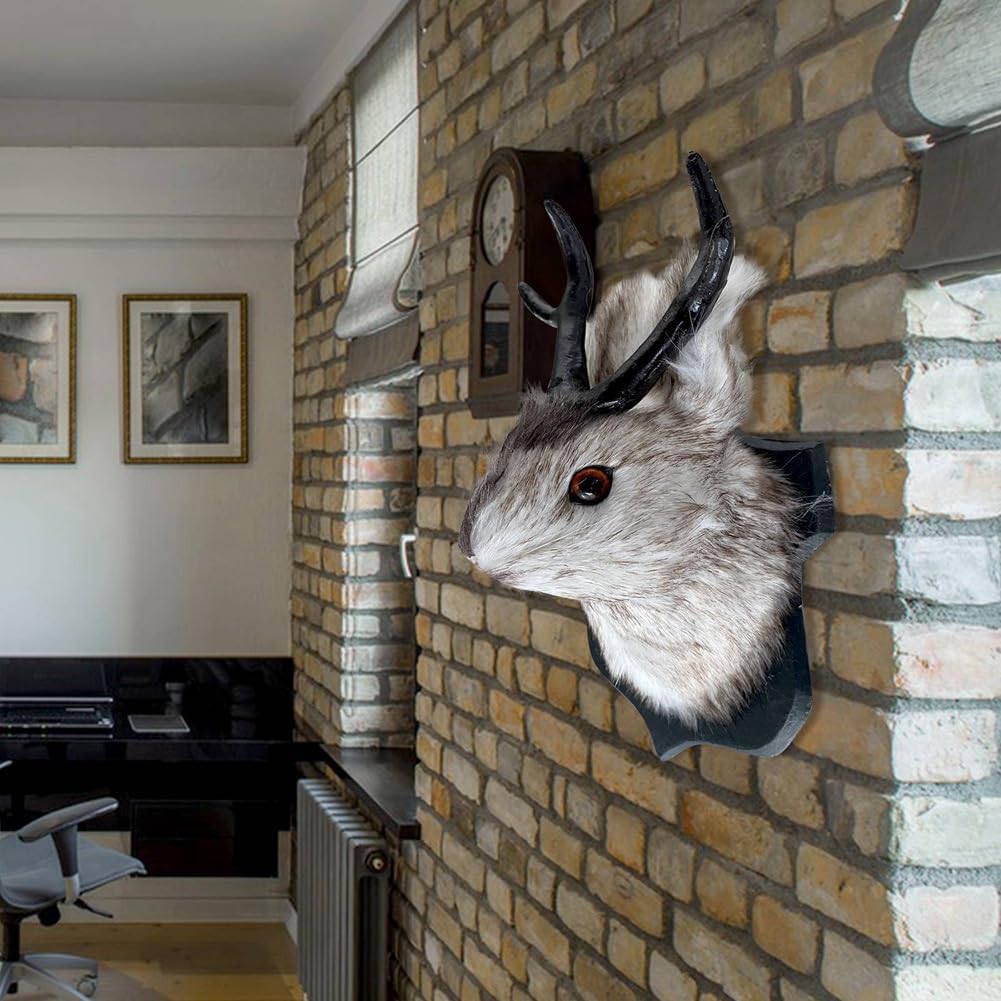 Animal Rabbit Antlers Wall Decor