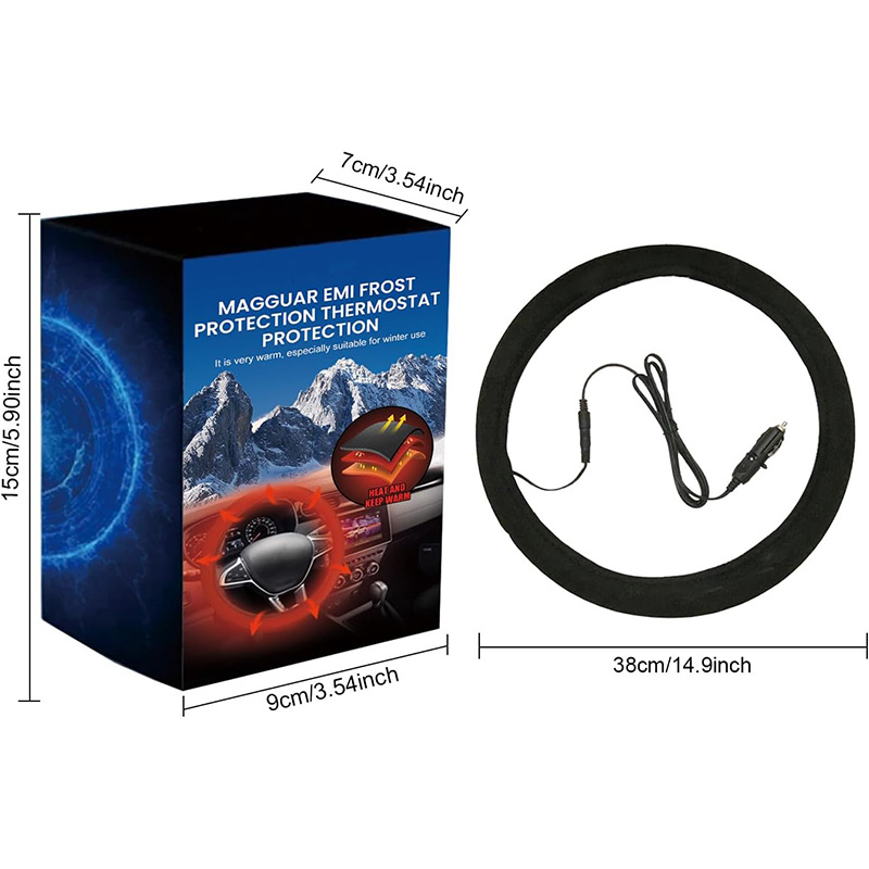 (🔥HOT SALE NOW 49% OFF) - 12V Car Heated Steering Wheel Cover