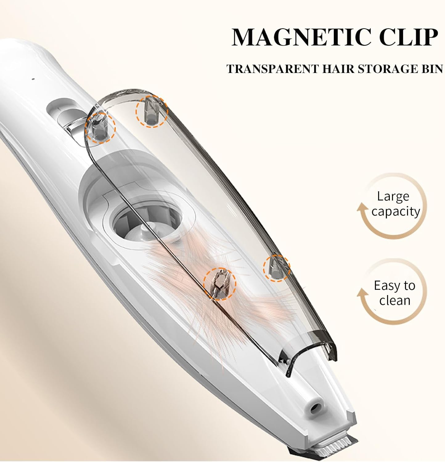 Dog Paw Trimmer with Vacuum Suction