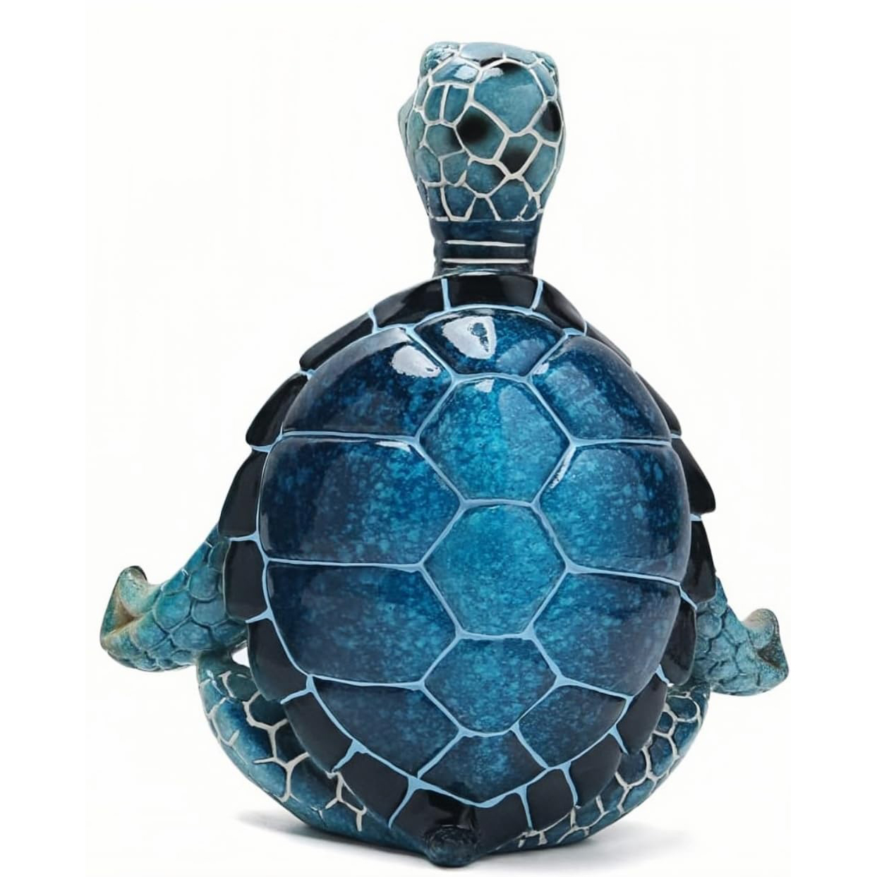 Sea Turtle Yoga Statue Sea Turtle Meditation Home Decor