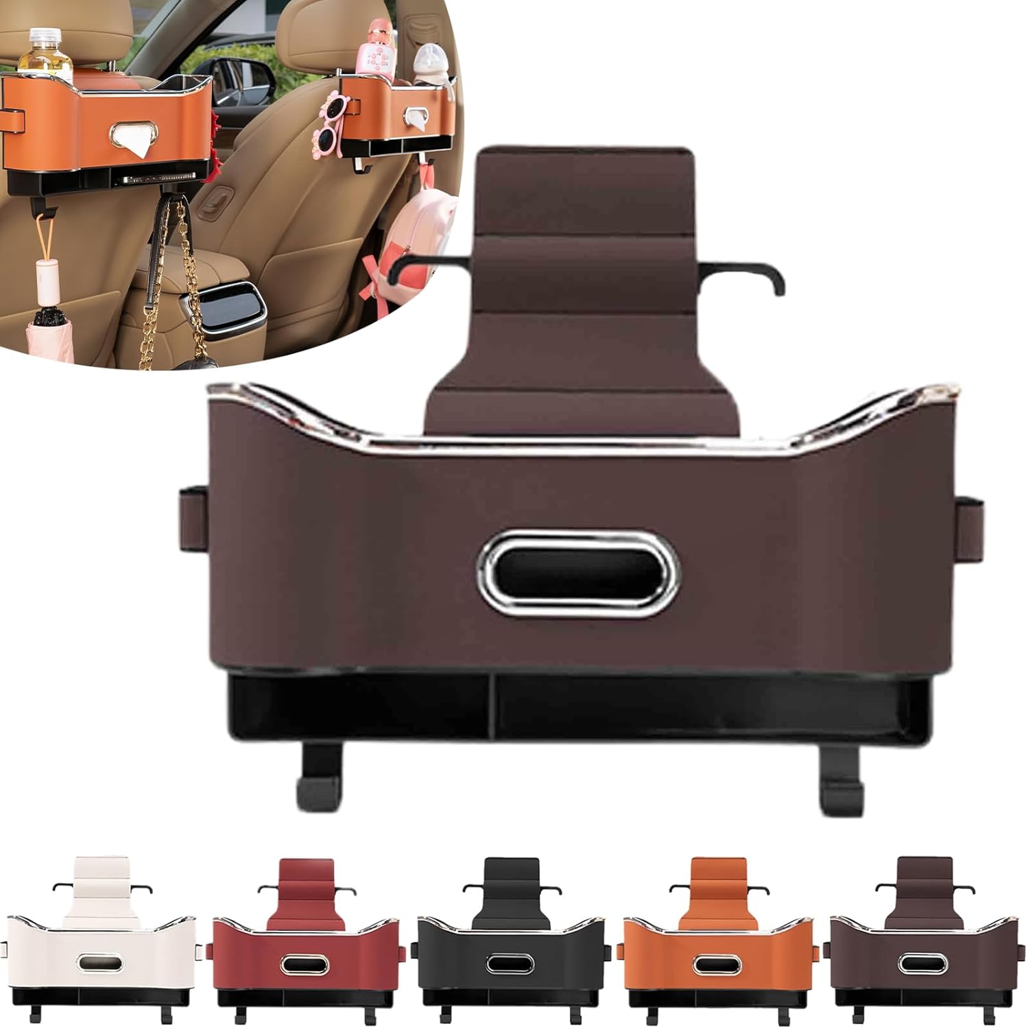 Multifunctional Car Seat Back Storage Box